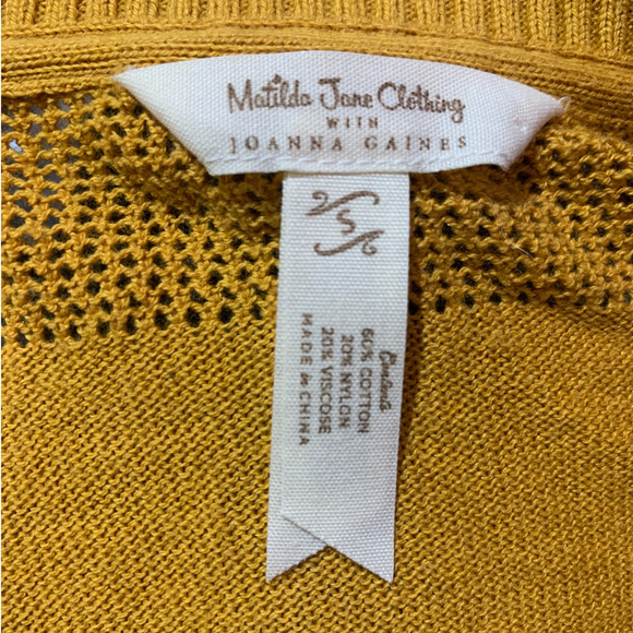Matilda Jane X Joanna Gaines Cardigan Womens Small The Last Straw Cardigan 25658 - Picture 4 of 7